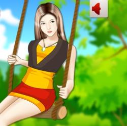 Swing Girl Dress Up Game