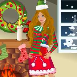 Christmas Doll Dress Up Game