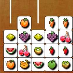 Retro Fruits Connect Game