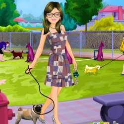 Dog Park Fashion Dress Up Game