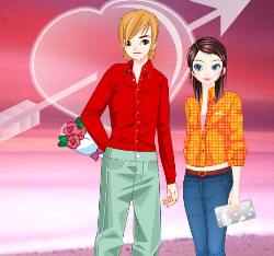 Valentine's Day Dress Up Game